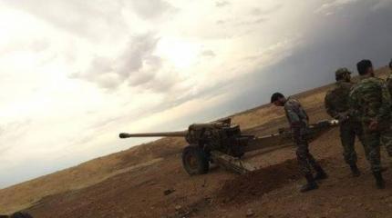 Позиции боевиков в восточной части Хамы обстреливаются правительственными войсками Позиции боевиков в восточной части Хамы обстреливаются правительственными войсками