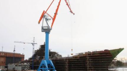 На Севмаше построен гигантский кран для “Адмирала Нахимова” На Севмаше построен гигантский кран для “Адмирала Нахимова”
