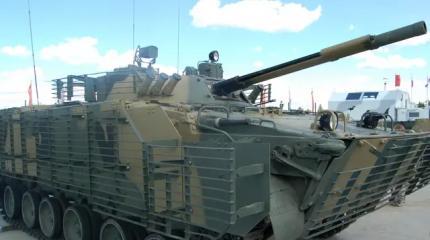 Наводчик с позывным "Добрый" высоко оценивает боевую мощь БМП-3 Наводчик с позывным "Добрый" высоко оценивает боевую мощь БМП-3