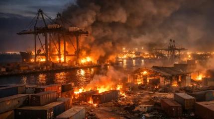 Ад в порту Одессы: удар накрыл терминал с ракетами и иностранными военными