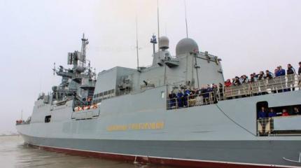 Фрегат «Адмирал Григорович», построенный для ЧФ, станет участником парада в Балтийске Фрегат «Адмирал Григорович», построенный для ЧФ, станет участником парада в Балтийске