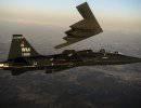 Совместный тренировочный полёт B-2 Spirit и T-38 Talon