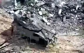 Бьющие на 35 км иранские ПТУР Almas 4 поразили танк Merkava Mk4 и БТР Namer