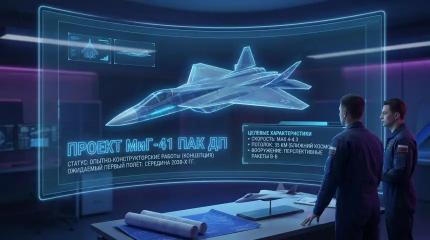 Перспективный истребитель-перехватчик ПАК ДП (МиГ-41): состояние проекта на 2026 год