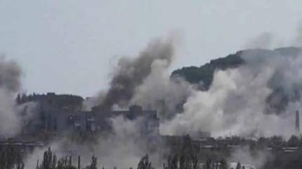 ВСУ более полутора часов ведут обстрел Горловки ВСУ более полутора часов ведут обстрел Горловки