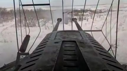 Одна БМПТ уничтожила несколько БМП, БТР и танк ВСУ