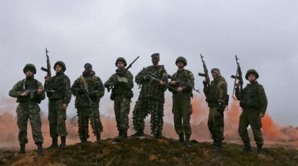 Тактико-специальное занятие 76-й гвардейской десантно-штурмовой дивизии