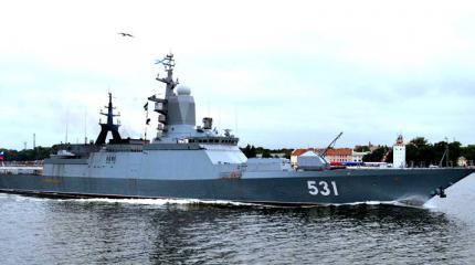 Корвет «Сообразительный» отбил учебную атаку трех ракетных катеров