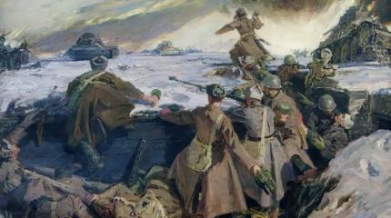 Как панфиловцы остановили немецкие танки под разъездом Дубосеково