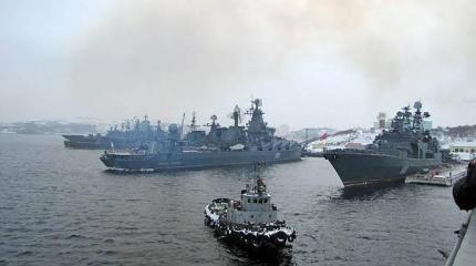 На учения в Баренцево море вышли российские корабли и подводные лодки На учения в Баренцево море вышли российские корабли и подводные лодки