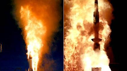 Новейшая противоракета США сбила цель в космосе Новейшая противоракета США сбила цель в космосе