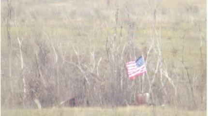 Силовики Зеленского вывесили флаги США на своих позициях в зоне ООС