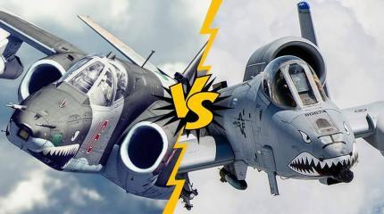 Су-25 vs. A-10: битва штурмовиков