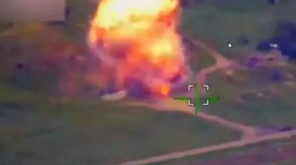 Новейшая версия "Герани" подорвала важный объект ВСУ в Краматорске Новейшая версия "Герани" подорвала важный объект ВСУ в Краматорске