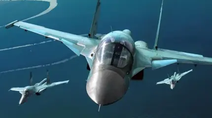 Атакующий маневр Су-34 в небе Украины восхитил Алжир