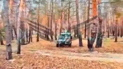 "Гелендваген" ВСУ уничтожен в одном из лесных массивов Донбасса "Гелендваген" ВСУ уничтожен в одном из лесных массивов Донбасса