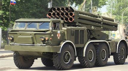 Артиллеристы применили РСЗО «Ураган» в горах Северного Кавказа Артиллеристы применили РСЗО «Ураган» в горах Северного Кавказа