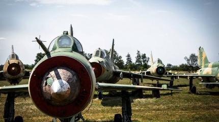 МиГ-21 и Су-22 венгерских ВВС на хранении