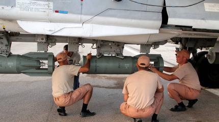 Основная часть целей в Сирии поражается неуправляемым оружием, применяемым с высокой точностью
