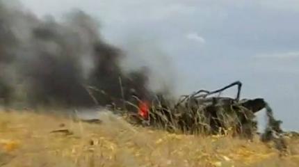 Украинские пограничники, сопровождавшие журналистов, подорвались на фугасе