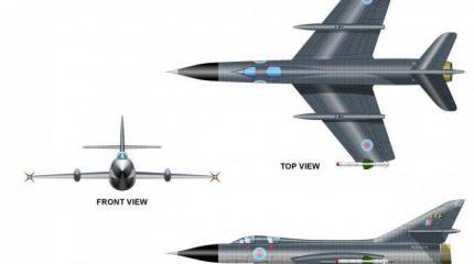 Проект истребителя-перехватчика Hawker P.1103 Проект истребителя-перехватчика Hawker P.1103