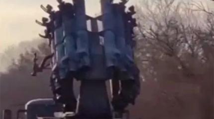 Бомбомет РБУ-6000 "Смерч-2" на базе "Урала" заметили в зоне СВО