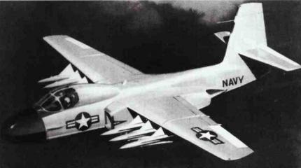 Проект палубного истребителя-перехватчика Douglas F6D Missileer. США Проект палубного истребителя-перехватчика Douglas F6D Missileer. США