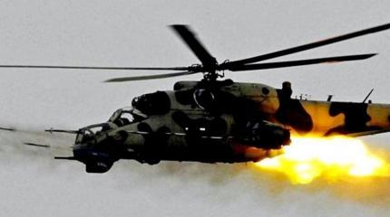 Убойная «карусель» в исполнении русских Ми-35 в Сирии попала на видео Убойная «карусель» в исполнении русских Ми-35 в Сирии попала на видео