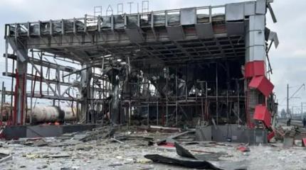 Контрольный выстрел: 20 «Гераней» снова атаковали станцию Фастов под Киевом