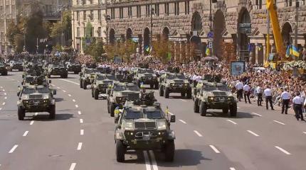 Парад украинской независимости: какую технику показали в центре Киева