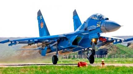 Истребитель Су-27 потерпел крушение в Казахстане Истребитель Су-27 потерпел крушение в Казахстане