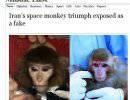 У "вернувшейся из космоса" иранской обезьяны исчезла родинка и изменилась масть