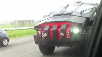 Секретный броневик «Каратель» появился на российских дорогах Секретный броневик «Каратель» появился на российских дорогах