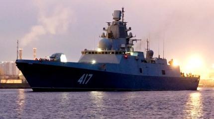 Новейший фрегат «Адмирал Горшков» пришел в Санкт-Петербург Новейший фрегат «Адмирал Горшков» пришел в Санкт-Петербург