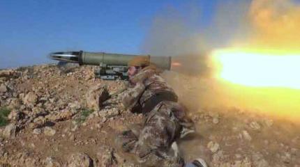 Боевики в Мосуле засняли, как ракета ПТУРа разбила зазевавшийся «Хаммер»
