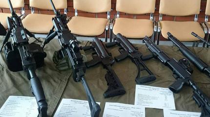 На полигоне Нацгвардии Украины презентовали новейшее вооружение для спецподразделений На полигоне Нацгвардии Украины презентовали новейшее вооружение для спецподразделений