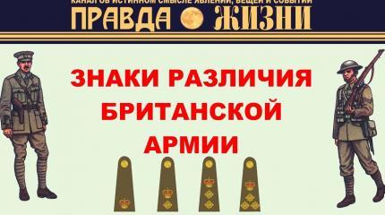 Знаки различия британской армии