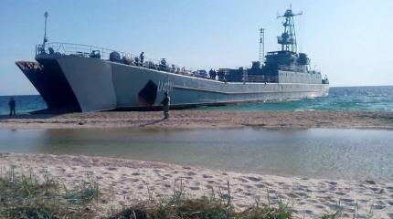 Морская пехота ВМСУ отрабатывает десантирование