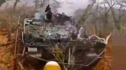 Появилось видео уничтожения редкой версии голландского YPR-765