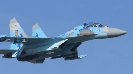 Су-27 ВСУ - носитель бомб JDAM-ER и Hammer удалось сжечь на земле Су-27 ВСУ - носитель бомб JDAM-ER и Hammer удалось сжечь на земле