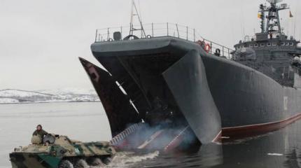 Береговые войска Северного флота высадились в Мурманской области Береговые войска Северного флота высадились в Мурманской области