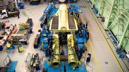 Производство фронтового бомбардировщика Су-34. НАЗ им. Чкалова