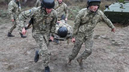 Украинские морпехи взорвались в собственном окопе