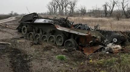Leopard 1A5 ВСУ пытался убежать от дронов ВС РФ, но все равно был уничтожен