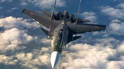 Рев российских истребителей Су-30 разорвал небо над Алжиром Рев российских истребителей Су-30 разорвал небо над Алжиром