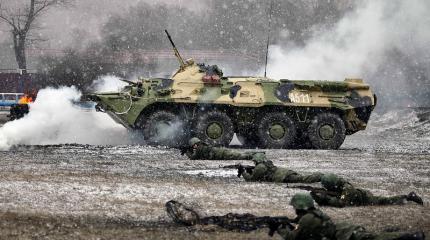 Комплексное занятие спецподразделений ВВ МВД РФ