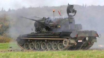 "Герани-5" бьют по целям в Киеве, не боясь огня "зенитных танков" Gepard