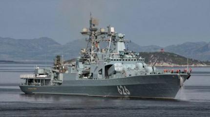 Большой противолодочный корабль “Вице-адмирал Кулаков” вошел в Красное море Большой противолодочный корабль “Вице-адмирал Кулаков” вошел в Красное море