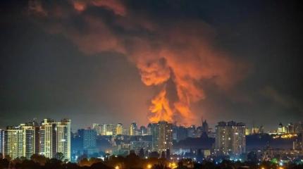 Удар по Киеву: цели становились заметными лишь за секунды до поражения