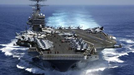 Корабли ВМФ РФ вычислили ударный американский авианосец в Японском море Корабли ВМФ РФ вычислили ударный американский авианосец в Японском море